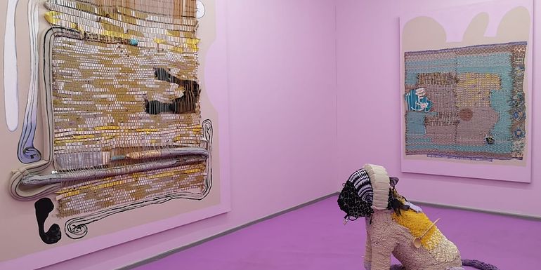 Installation view from 2022 exhibition: Henna Aho