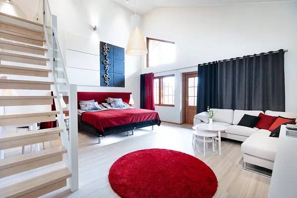 Majoitus Rapukartanossa. Vain tunnin ajomatkan päässä Tampereelta.