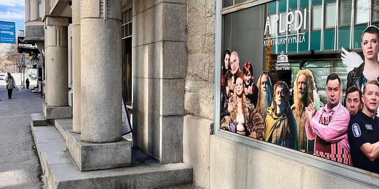 Kulttuurimyymälä Aplodi Pantin talossa