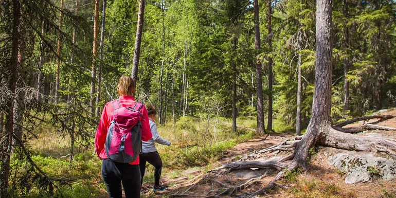 Hiking ladies.