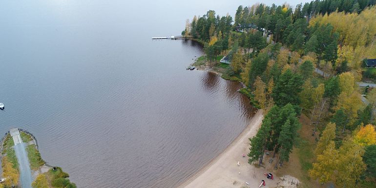 Haverin uimaranta Ylöjärvellä. Haveri beach in Ylöjärvi.