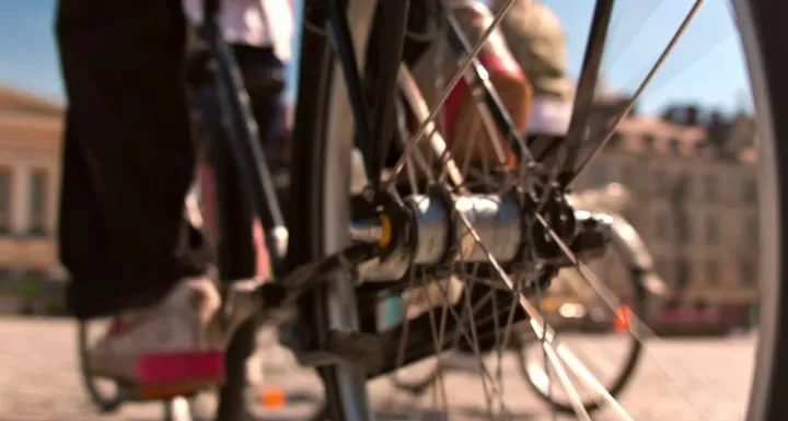 Lähikuva pyörästä