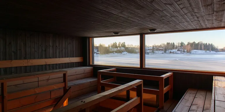 Sauna sisältä