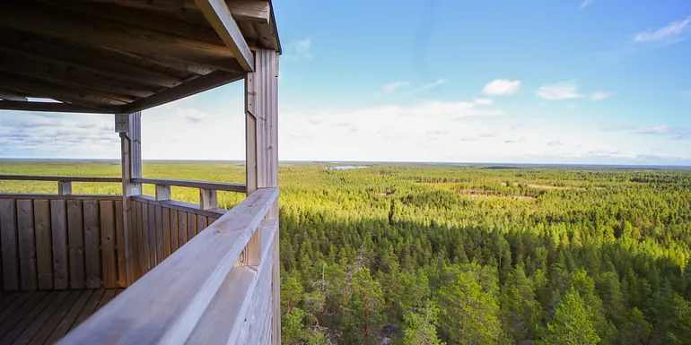 View from Käskyvuori observation tower