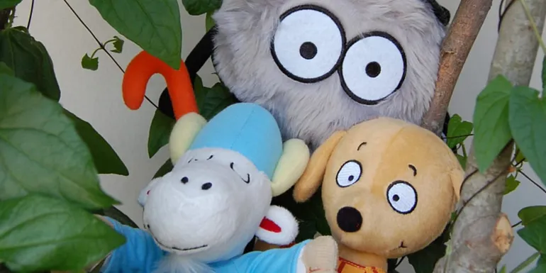 Plush toys in the Shop of Lovely Things.
