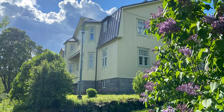 Manor house in a summer day.