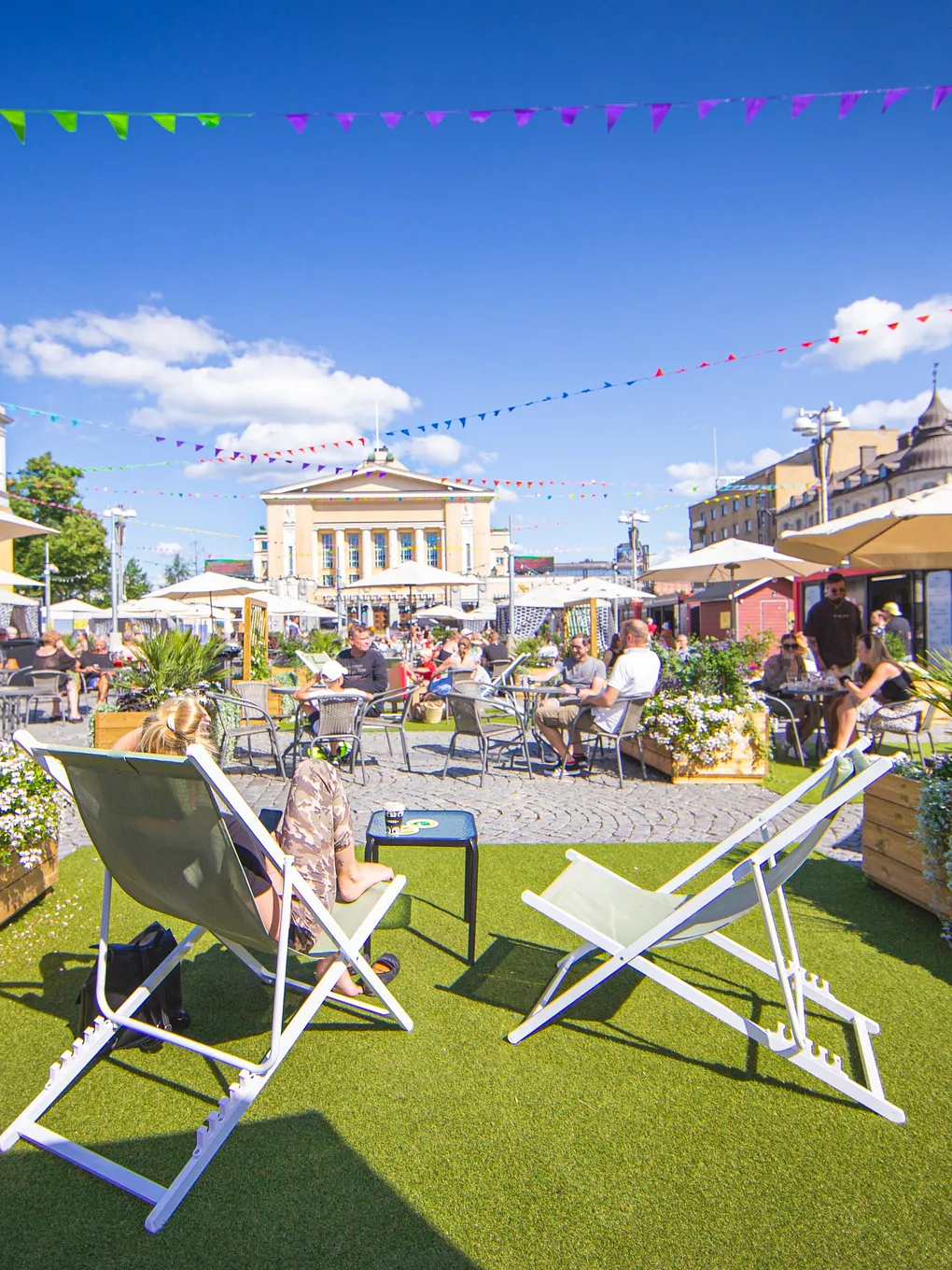 Tampereen keskustorin kesäkeidas