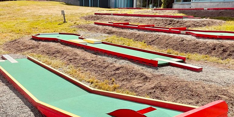 Minigolf track