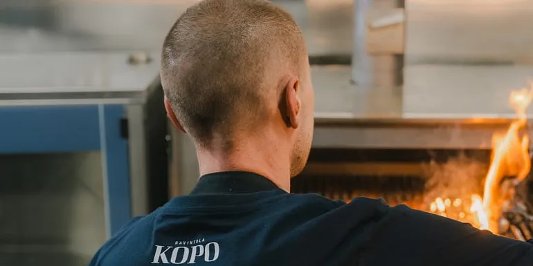Chef in the kitchen