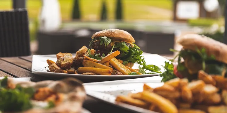 Goof Food Good Mood -burger