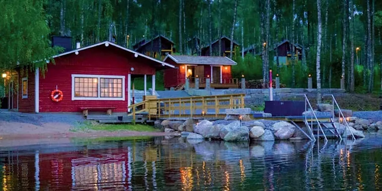 Sauna by the lake