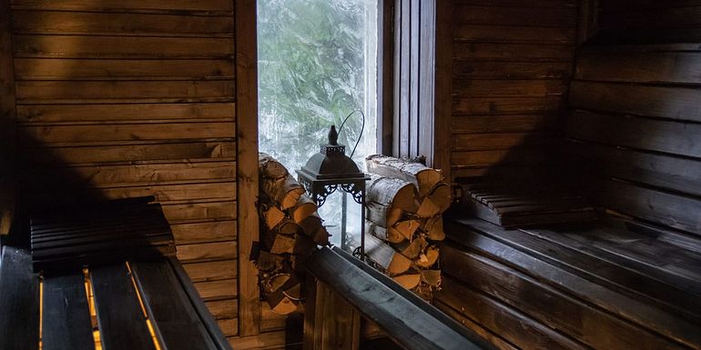 Birch sauna
