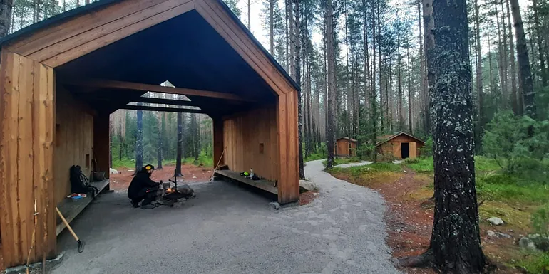 Kintulammi nature reserve, shelter