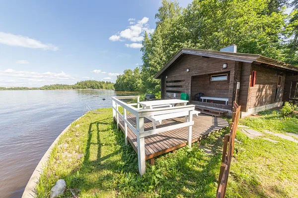Finnish Sauna Located by the Lake of Pyhäjärvi