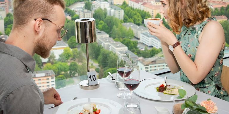 Summer lunch at Restaurant Näsinneula