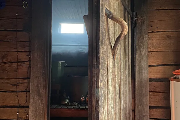 Peat treatment at smoke sauna