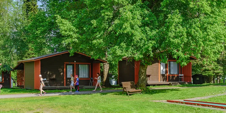 Härmälä Camping has nearly 100 cottages for 2-5 persons.