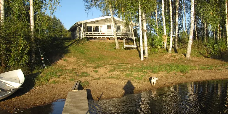 Evening sun at Vaskivesi, Virrat.