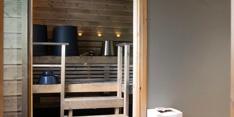 View to sauna