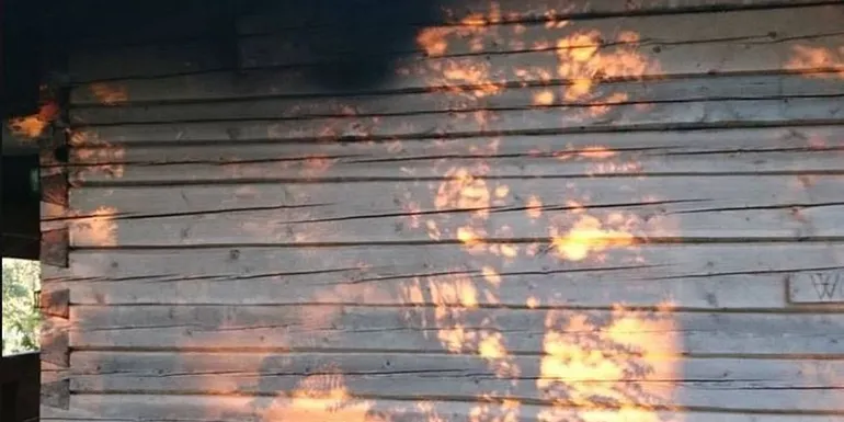 Smoke Sauna in evening light.